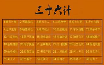 36计读后感400字参考6篇