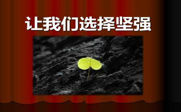 坚强坚强作文模板7篇