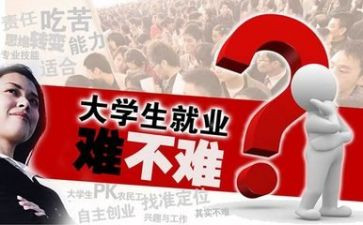 大学生就业创业的调查报告5篇