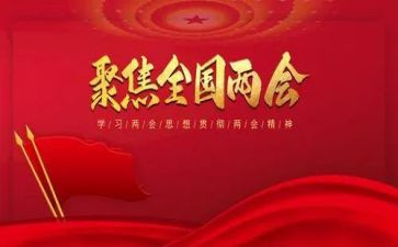 2两会心得体会5篇