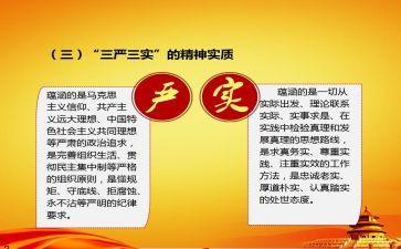 三严心得体会模板7篇