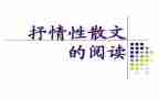 抒情式的演讲稿8篇