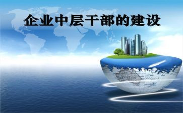 中层干部的工作总结范文6篇